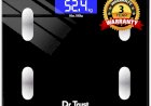 Dr Trust USA 509 Digital BMI Weight Scale with Body Fat Analyzer and Fitness Body Composition Monitor Rechargeable Electronic Weight Machine & Weighing Scale with Mobile App, Bluetooth (Black)