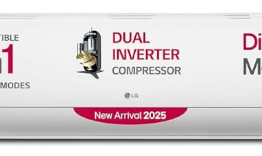 LG 1.5 Ton 5 Star DUAL Inverter Split AC (Copper, AI Convertible 6-in-1, VIRAAT Mode, Faster Cooling & Energy Saving, 4 Way Swing, HD Filter with Anti-Virus Protection, US-Q19YNZE, White)