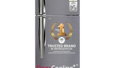 LG 242 L 3 Star Smart Inverter Frost-Free Double Door Refrigerator (GL-I292RPZX, Shiny Steel, Door Cooling+)