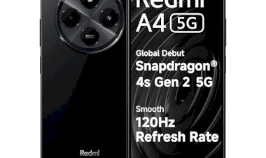 (Starry Black, 4GB RAM, 64GB Storage) | Global Debut SD 4s Gen 2 | Segment Largest 6.88in 120Hz | 50MP Dual Camera | 18W Fast ChargingRedmi A4 5G