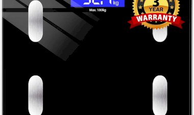 Dr Trust USA 509 Digital BMI Weight Scale with Body Fat Analyzer and Fitness Body Composition Monitor Rechargeable Electronic Weight Machine & Weighing Scale with Mobile App, Bluetooth (Black)